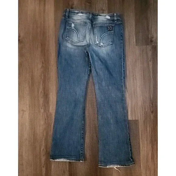 Joe's Womens Jeans 29 Medium Wash Denim Distressed Bootcut  Fit: Honey - Picture 9 of 9
